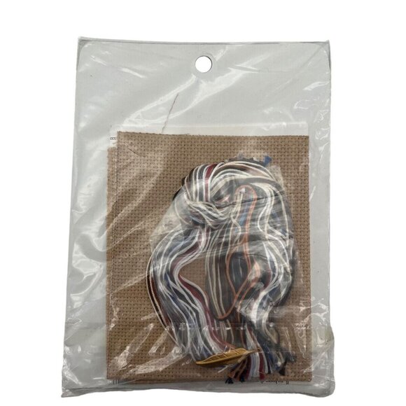 Sunset Jiffy Counted Cross Stitch Kit 16694 Wolf Spirit 13x18 With Aida Cloth & - Picture 2 of 2